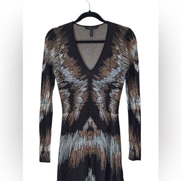 BCBGMaxAzria Women's Katia Electric Jacquard Dress - Size Small - Picture 5 of 9